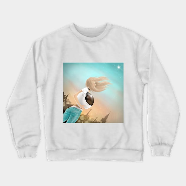 Sky Crewneck Sweatshirt by IrisArt6875